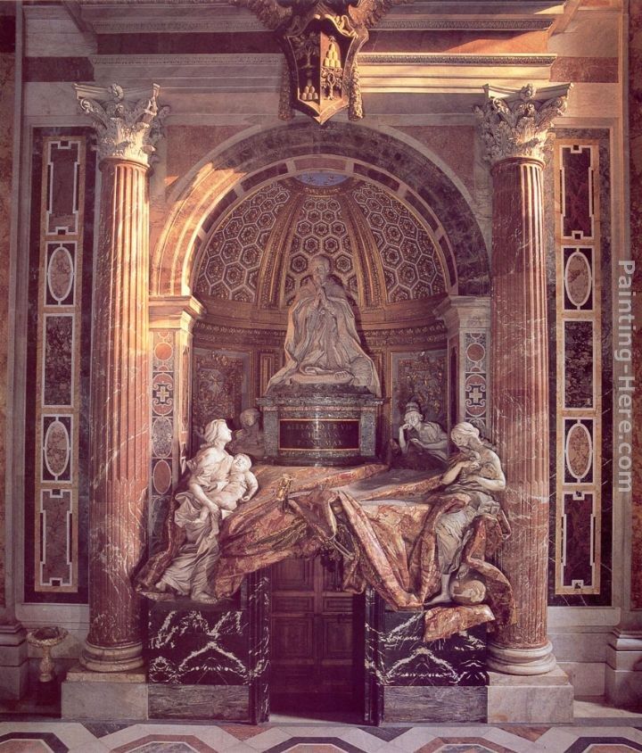 Gian Lorenzo Bernini Tomb of Pope Alexander VII